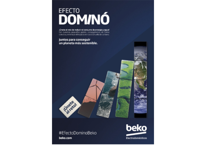 Foto Beko presenta el nuevo reto ‘Efecto Dominó’ con el objetivo de contribuir a preservar los recursos naturales en los hogares españoles.